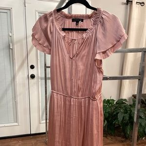 Banana Republic pink silk dress 10